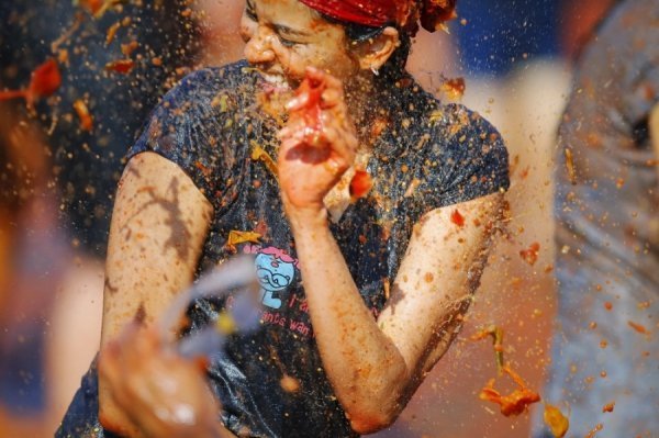 Бої помідорами в США. ФОТО