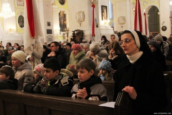 Католицький Великдень у Луцьку. ФОТО