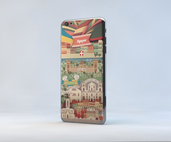 Луцьк намалювали для iPhone. ФОТО. ВІДЕО