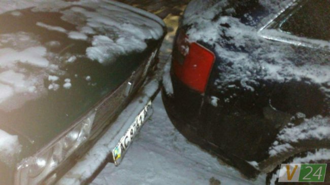 П’яна аварія в Луцьку: «Жигулі» протаранили Audi. ФОТО