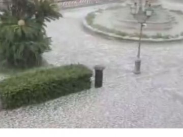 Італію засипало градом. ВІДЕО