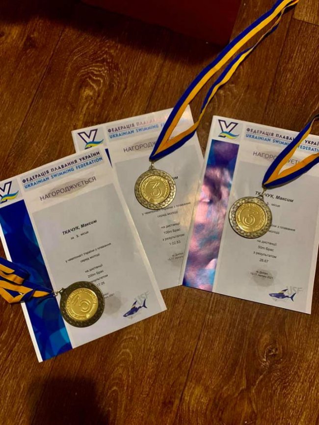 Волинські плавці завоювали 5 медалей на чемпіонаті України. ФОТО