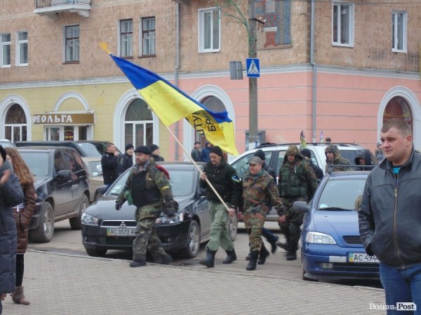 У Нововолинську вітали бійців Волинської сотні. ФОТО
