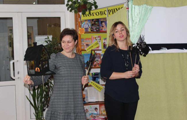 Дебютував перший на Волині театр тіней при бібліотеці. ФОТО