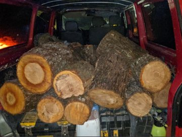 В Луцьку чоловік крав деревину з готельного комплексу