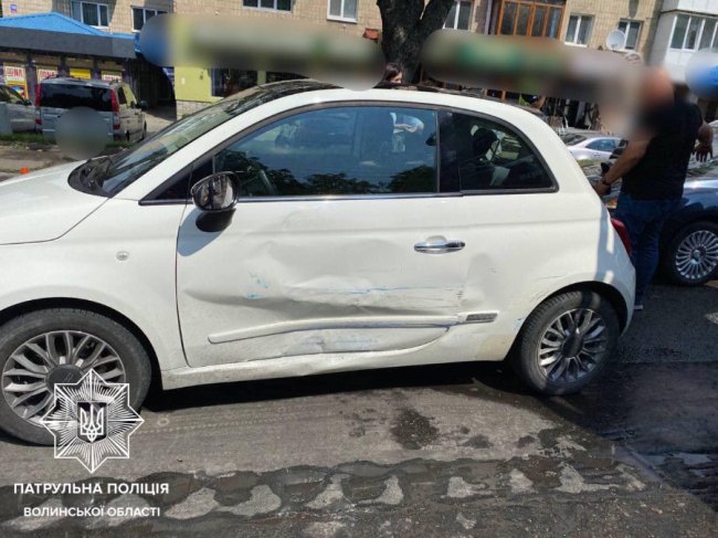 У Луцьку зіткнулися три автівки. ФОТО