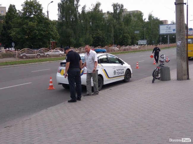 Аварія в Луцьку: збили велосипедиста