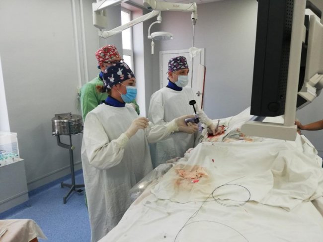 Волинські лікарі провели надскладну операцію з видалення тромбу. ФОТО