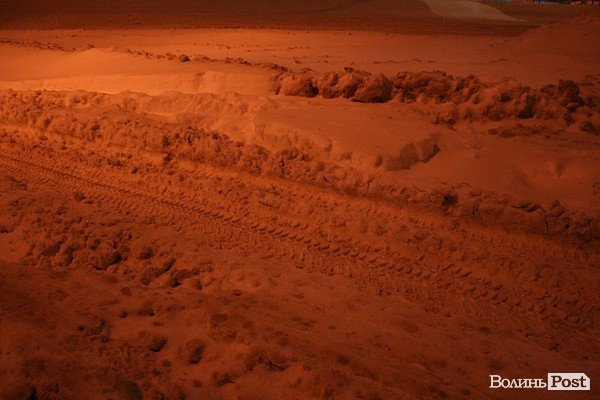 У Луцьку хуртовина ламає дерева і паралізує автотранспорт. ФОТО