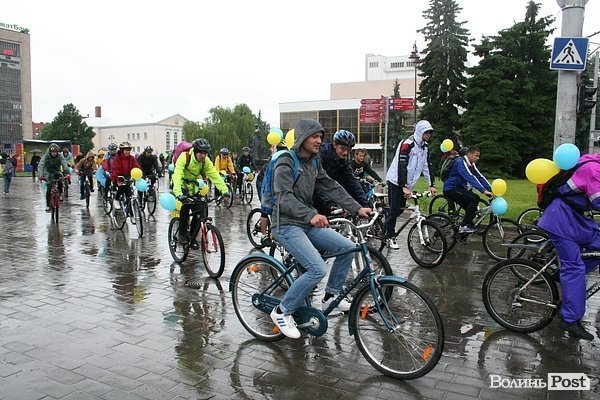 Велодень у Луцьку. ФОТО