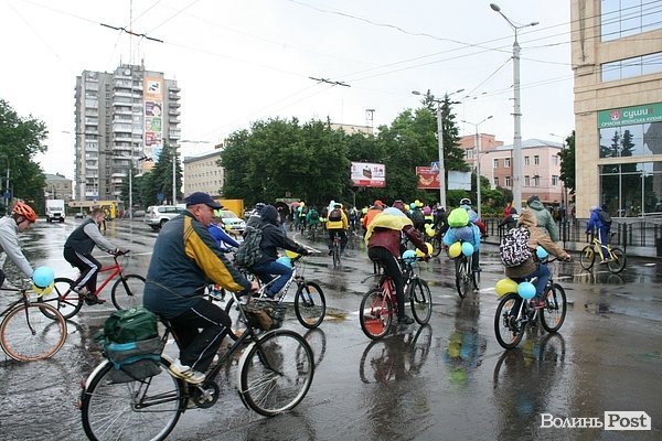 Велодень у Луцьку. ФОТО