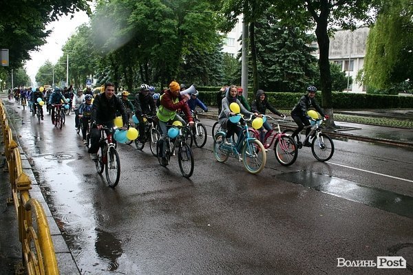 Велодень у Луцьку. ФОТО
