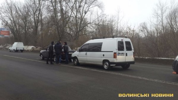 У Луцьку не роз’їхалися «Волга» та Fiat