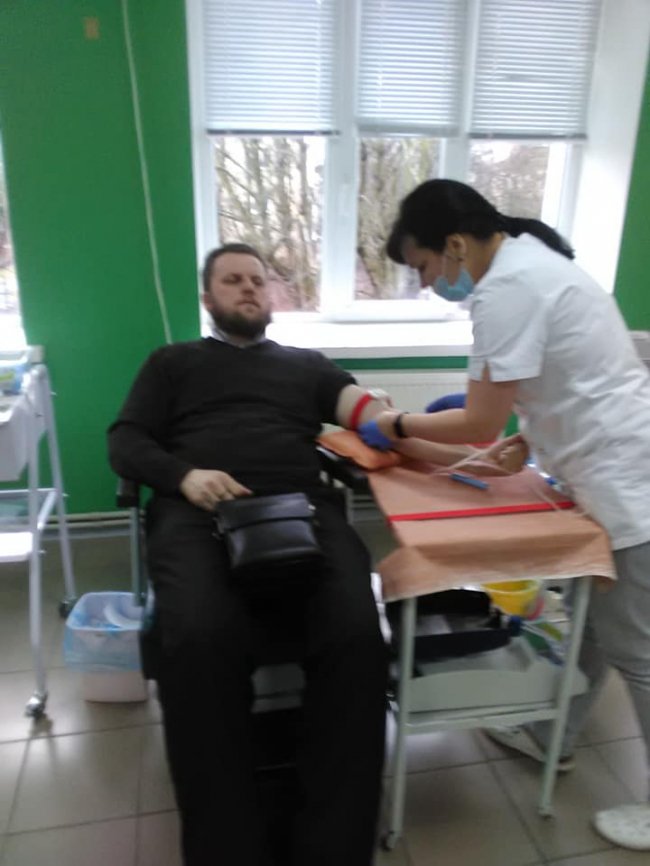 Волинські капелани здали кров для онкохворих дітей