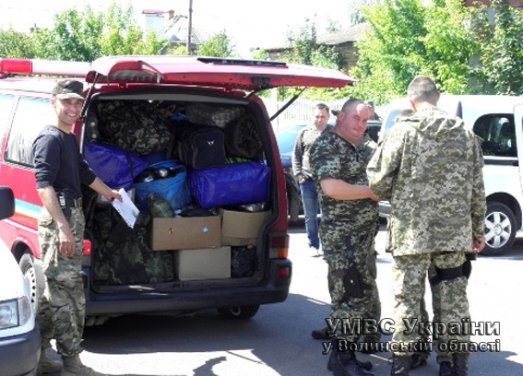 Волинські правоохоронці поїхали в АТО. ФОТО