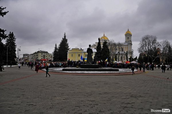Студентський Євромітинг у Луцьку. ФОТО