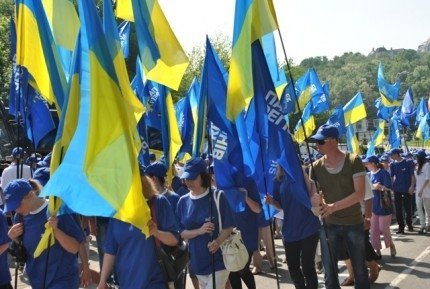 Волиняни ‒ на  антифашистському марші в Києві. ФОТО