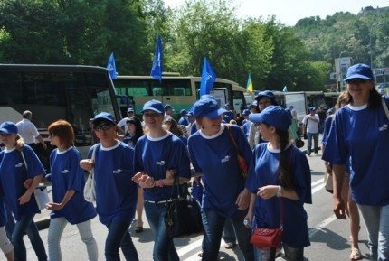 Волиняни ‒ на  антифашистському марші в Києві. ФОТО