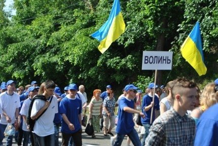 Волиняни ‒ на  антифашистському марші в Києві. ФОТО