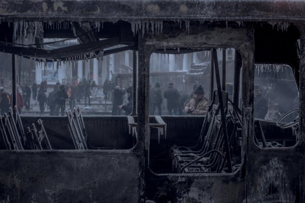 Ранковий Київ після побоїща. ФОТО