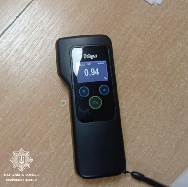 У Луцьку спіймали п'яного водія. ФОТО