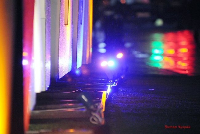 Святкові вогні вечірнього Луцька. ФОТО