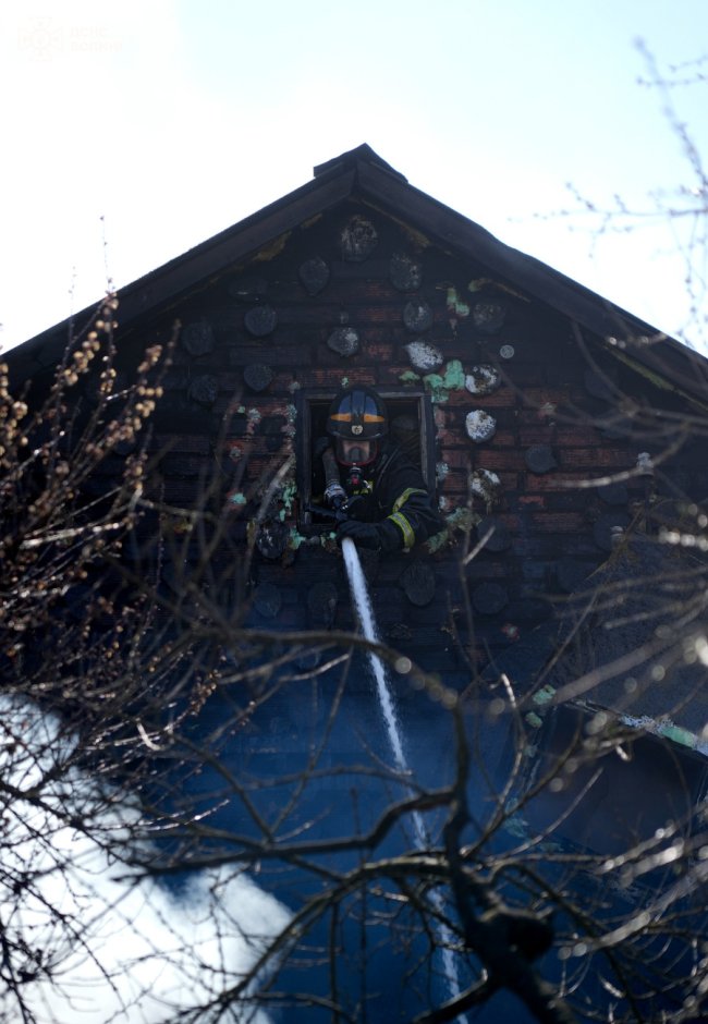 На Волині горів житловий будинок