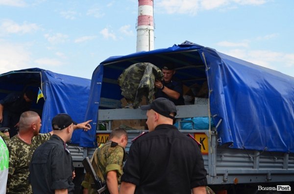 Волинські «нацгвардійці» повернулися додому. ФОТО. ВІДЕО