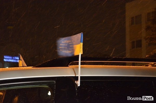 Луцький автомайдан зібрав 20 авто. ФОТО