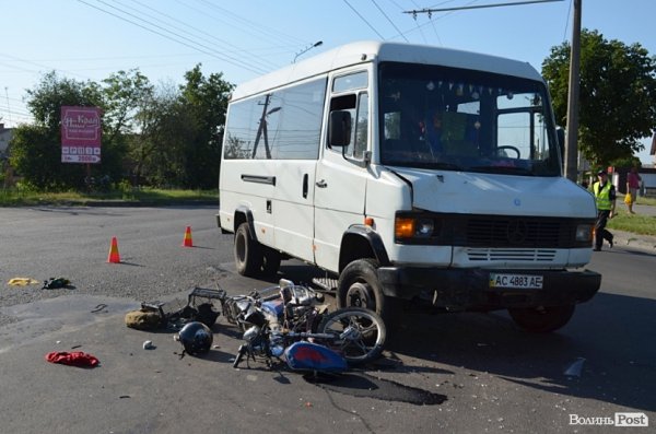 У Луцьку - ДТП. Є постраждалий. ФОТО