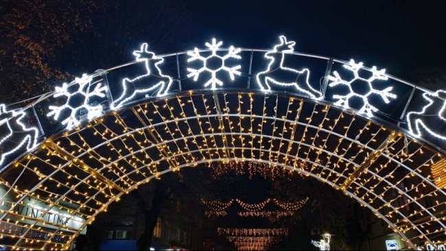 Показали фото передноворічного Луцька