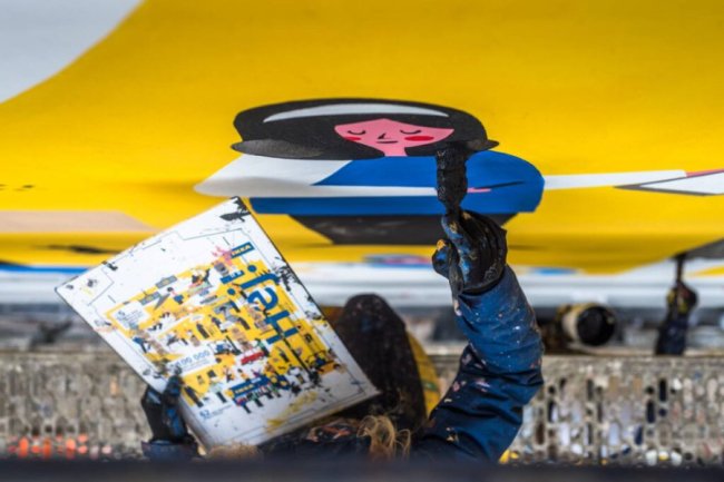 Художниця з Волині створює гігантські картини на стінах будинків у Нью-Йорку