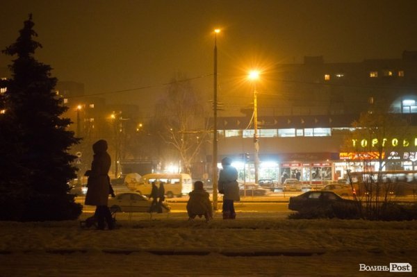 У Луцьк прийшла справжня зима. ФОТО