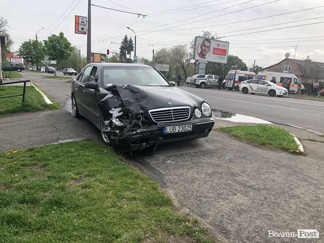 У Луцьку на Ковельській – аварія з постраждалими. ФОТО