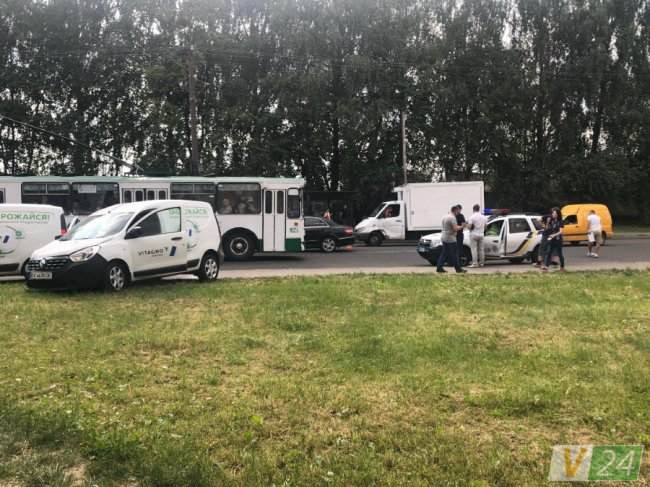 У Луцьку на Конякіна –  аварія. ФОТО