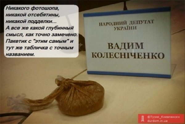 Колесніченко і лайно: інтернет жартує. ФОТО