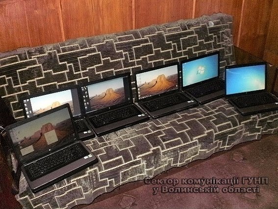 На Волині чоловік викрав ноутбуки з сільської школи. ФОТО 