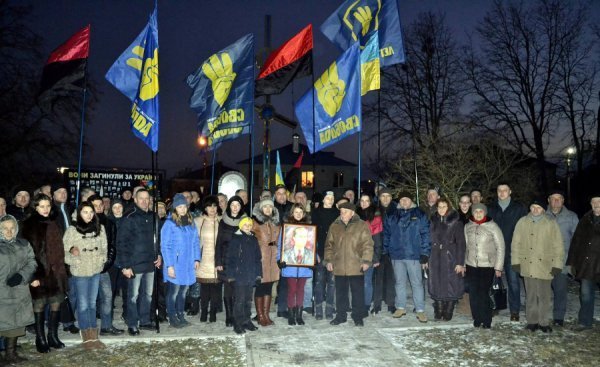 Горохів: маршем вшанували Степана Бандеру
