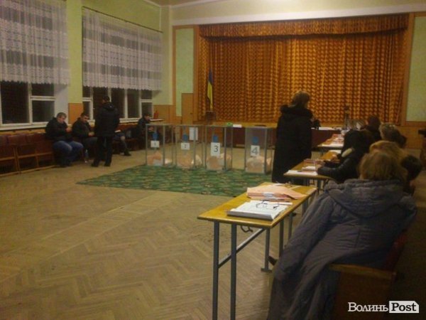 У приміщенні дільниці № 19011 (школа №2). Вечір, 21:15