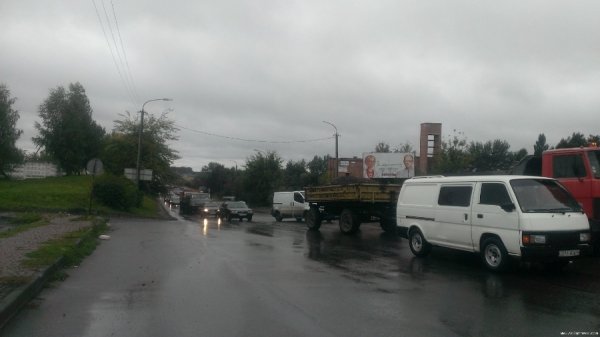 У Луцьку – аварія біля консульства Польщі. ФОТО