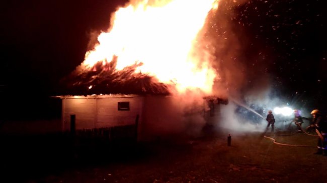 З’явилися фото пожежі в музеї під Луцьком