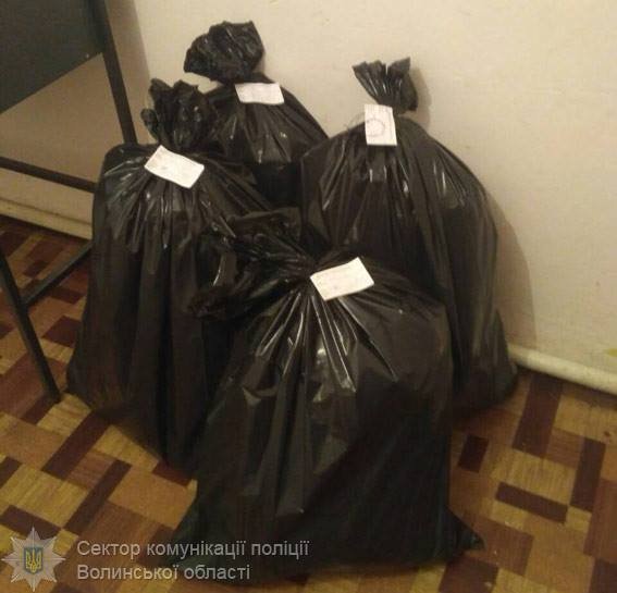 У волинянина вилучили 20 кіло марихуани. ФОТО