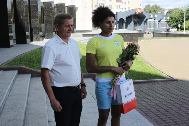 Учасниця Олімпіади у Токіо Анастасія Турчин повернулася на Волинь. ФОТО