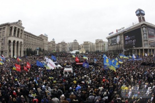 Євромайдан повернувся на Майдан Незалежності. ФОТО