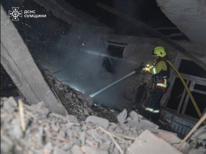 У Сумах росіяни двічі атакували навчальний заклад