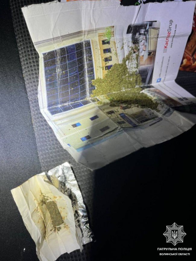 Водія з наркотиками у Луцьку видали вимкнені фари