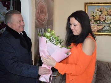 Як у Ковелі вітали зі святом весни дружин загиблих Героїв. ФОТО