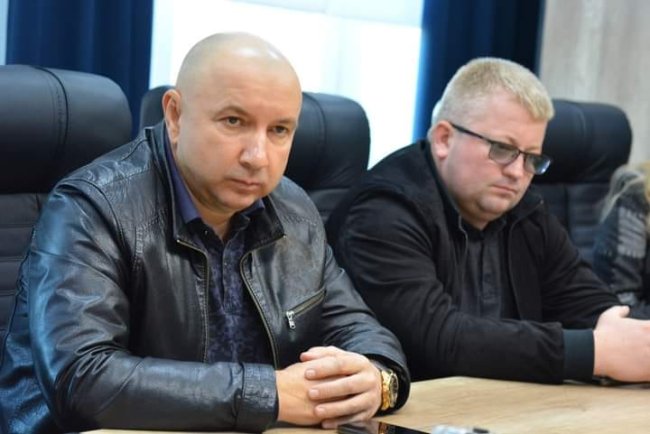 Колишній керівник ГО «Волинський край» Олександр Самосик та адвокат Іван Пікун