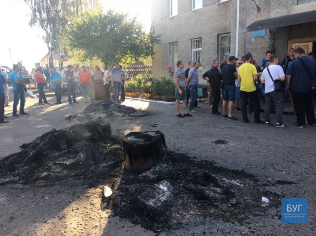 Шахтарський протест: директор «Волиньвугілля» знепритомнів під час акції. ФОТО