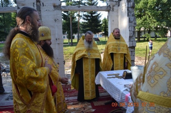 На Волині заклали першу цеглину «міліцейського» храму. ФОТО